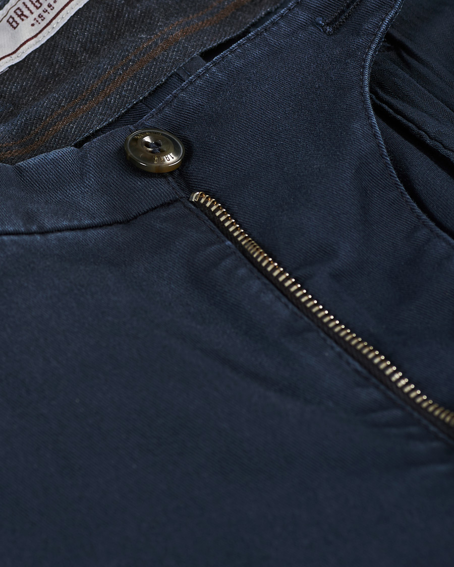 Homme | Pantalons | Briglia 1949 | Slim Fit Cotton Chinos Navy
