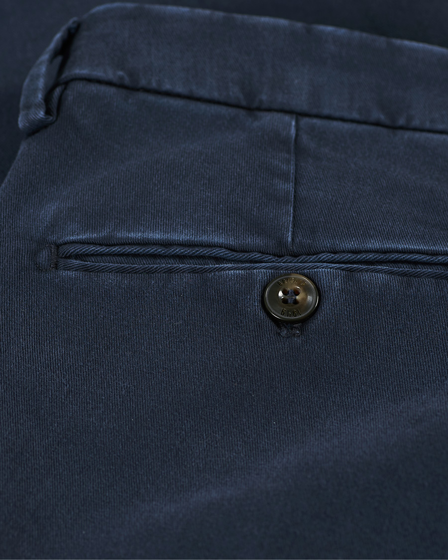 Homme | Pantalons | Briglia 1949 | Slim Fit Cotton Chinos Navy