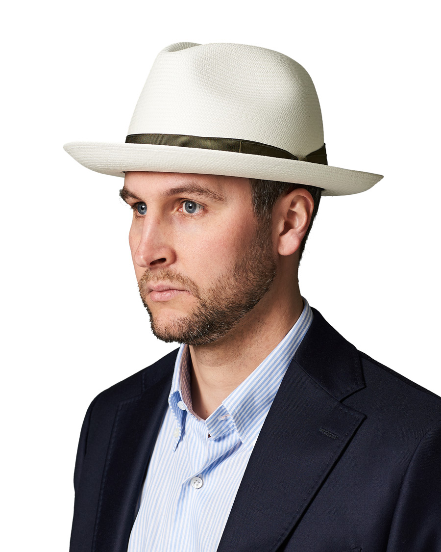 Homme | Borsalino Panama Fine With Medium Brim Serpe | Borsalino | Panama Fine With Medium Brim Serpe