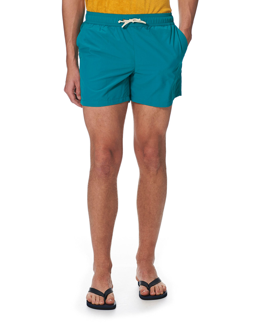 Heren | Zwembroek | Ripa Ripa | Plain Swim Shorts Aqua Blue
