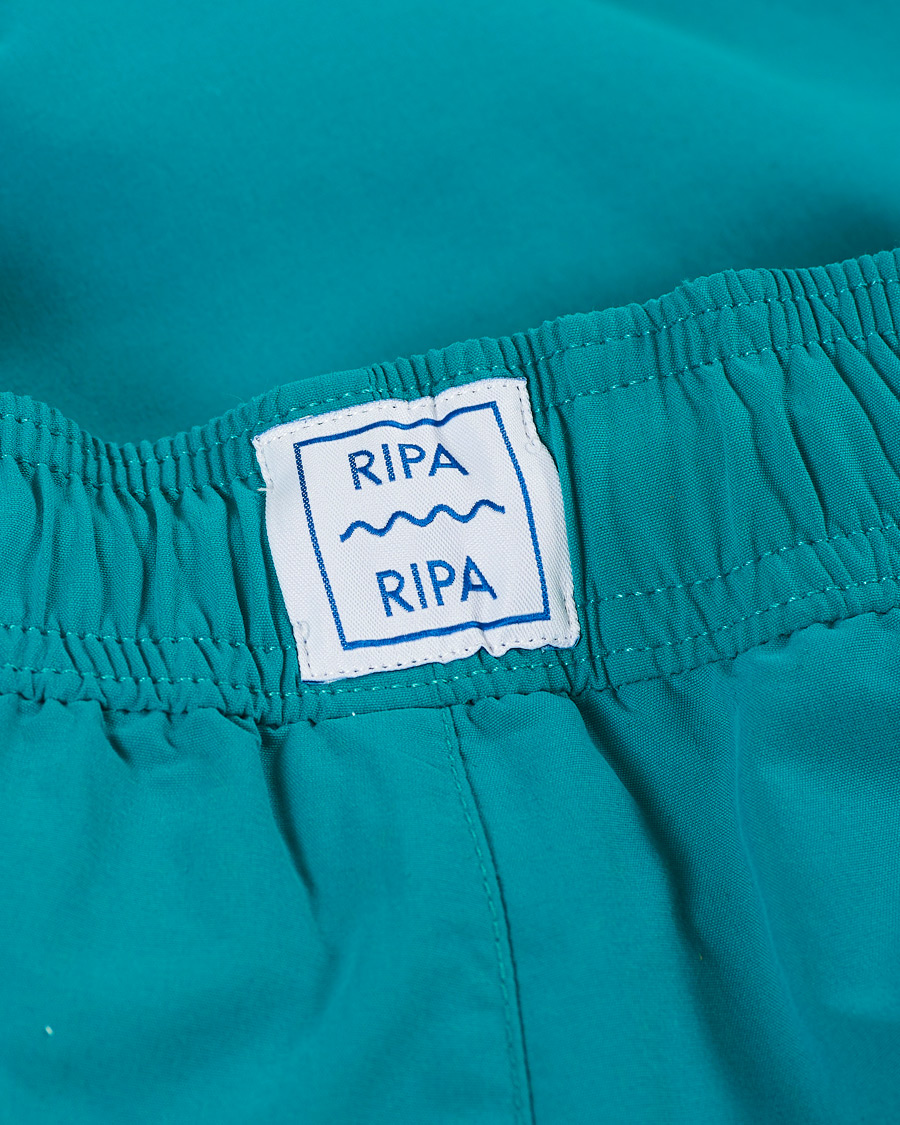 Heren | Zwembroek | Ripa Ripa | Plain Swim Shorts Aqua Blue
