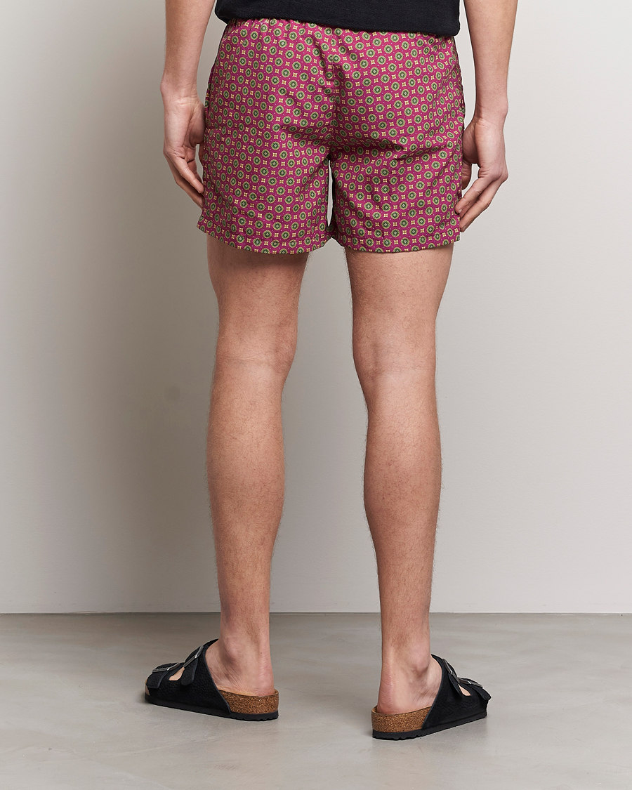 Homme | Maillots De Bain | Ripa Ripa | Nicola Radano Colab Printed Swimshorts Bordeaux