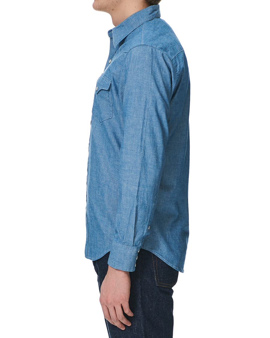 Homme | Chemises | BEAMS PLUS | Western Chambray Shirt Light Blue