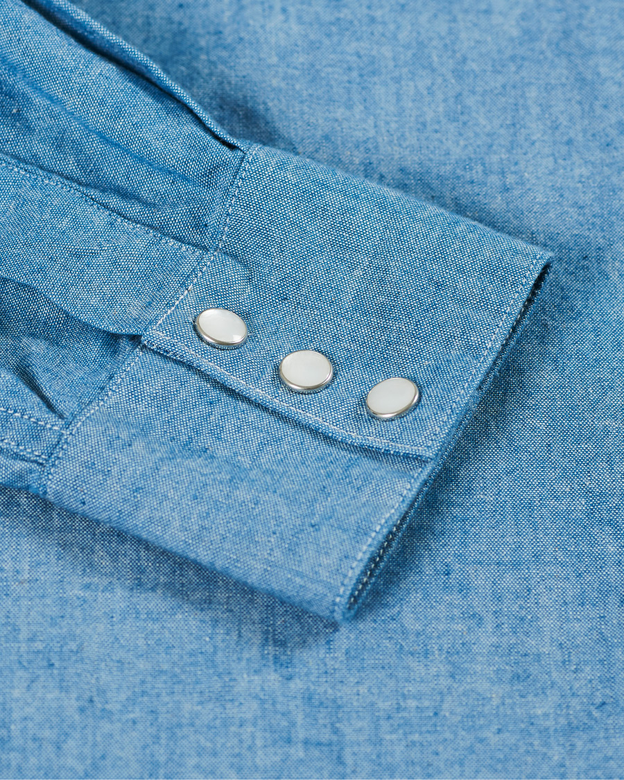 Homme | Chemises | BEAMS PLUS | Western Chambray Shirt Light Blue