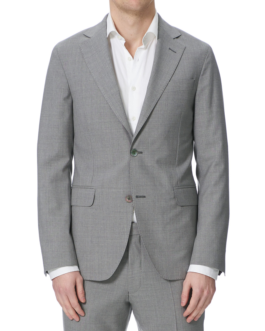 Homme | Costumes | Oscar Jacobson | Egel Soft Super 130s Suit Light Grey