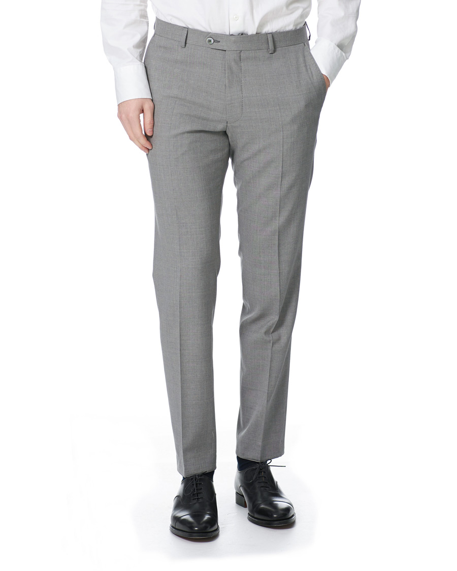 Homme | Costumes | Oscar Jacobson | Egel Soft Super 130s Suit Light Grey