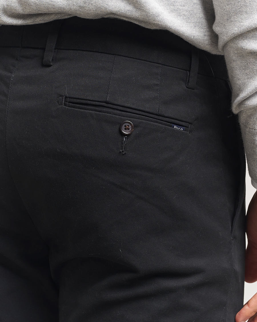 Homme | Pantalons | Polo Ralph Lauren | Slim Fit Stretch Chinos Black