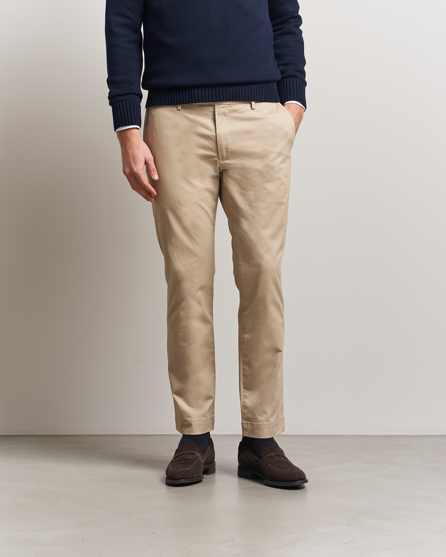 Homme | Pantalons | Polo Ralph Lauren | Slim Fit Stretch Chinos Classic Khaki
