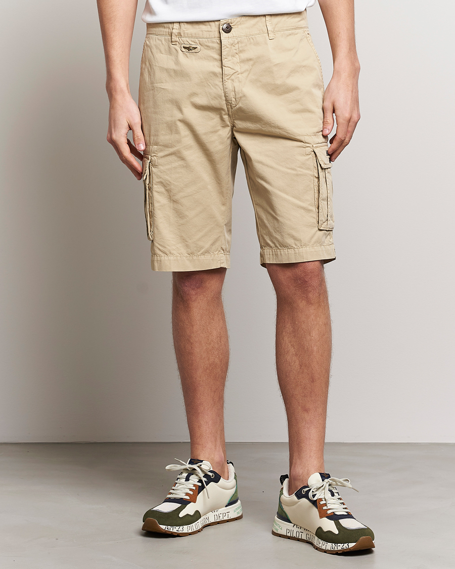 Homme | Shorts | Aeronautica Militare | BE066 Cargo Shorts Sand