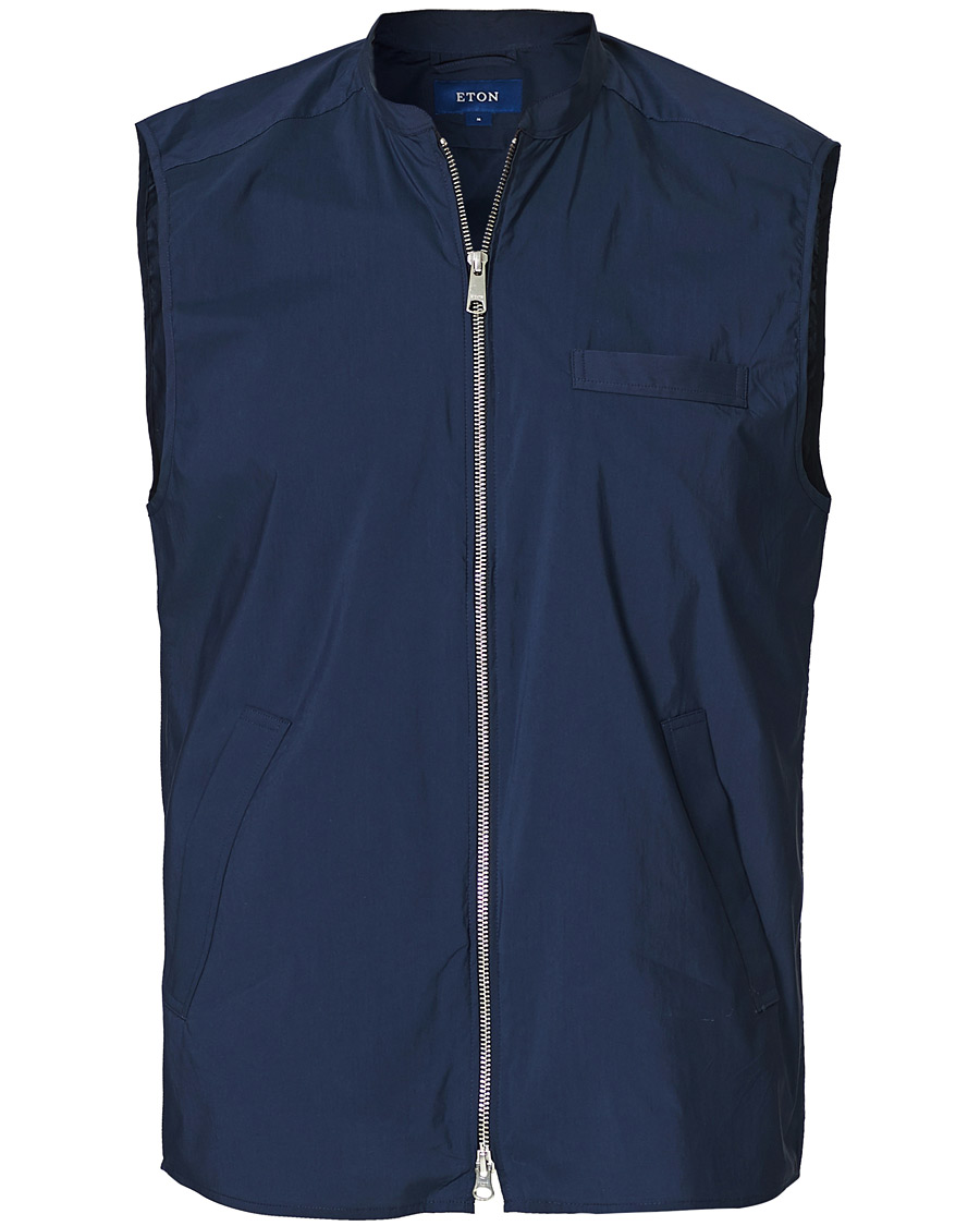 Homme | Manteaux Et Vestes | Eton | Wind Vest Navy