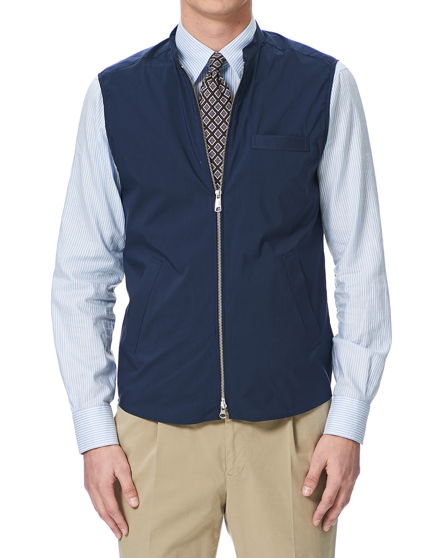 Homme | Manteaux Et Vestes | Eton | Wind Vest Navy