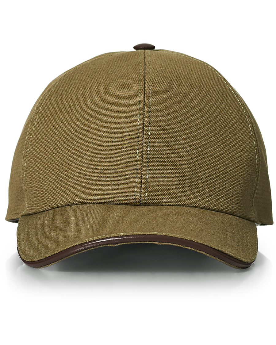 Homme | Eton Classic Cotton Cap Khaki | Eton | Classic Cotton Cap Khaki