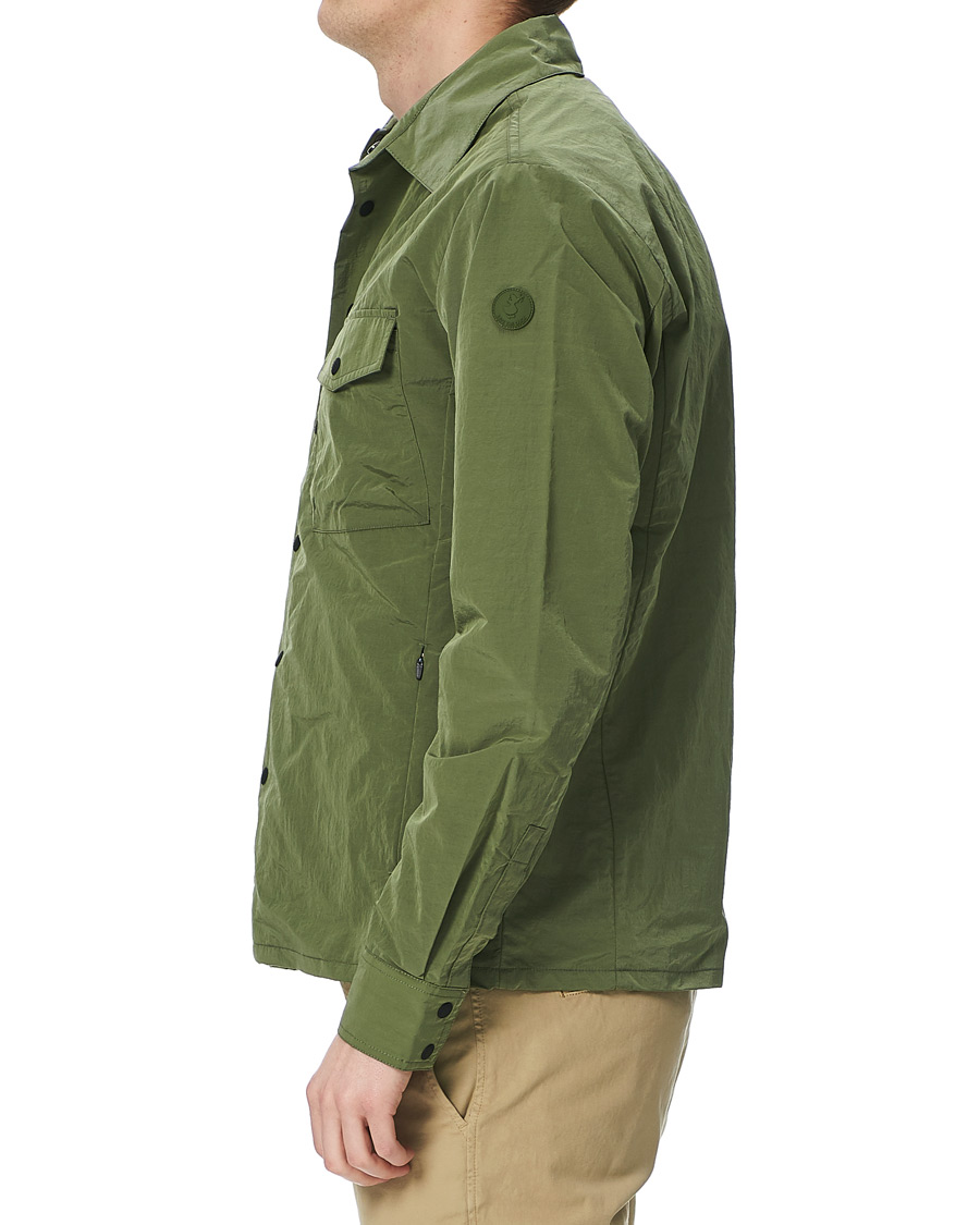 Heren | Overhemden | Save The Duck | Elton Crinkle Nylon Shirt Jacket Cactus Green