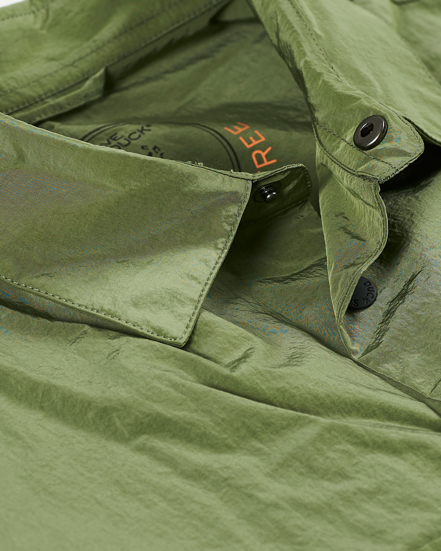 Heren | Overhemden | Save The Duck | Elton Crinkle Nylon Shirt Jacket Cactus Green