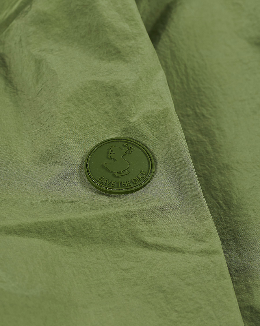 Heren | Overhemden | Save The Duck | Elton Crinkle Nylon Shirt Jacket Cactus Green