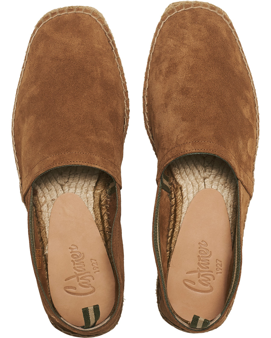 Heren | Castañer Pablo Casual Suede Espadrilles Cuero | Castañer | Pablo Casual Suede Espadrilles Cuero