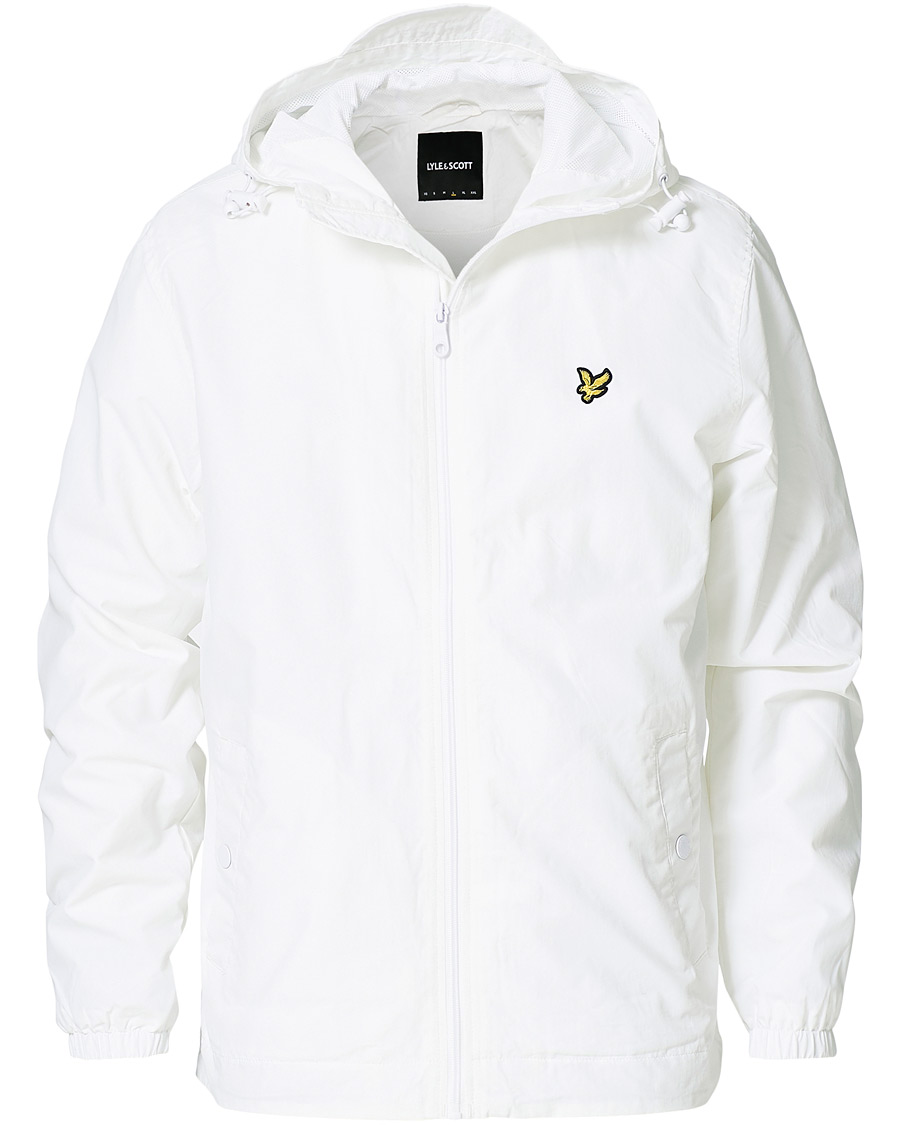 Homme | Manteaux Et Vestes | Lyle & Scott | Zip Through Hooded Jacket White