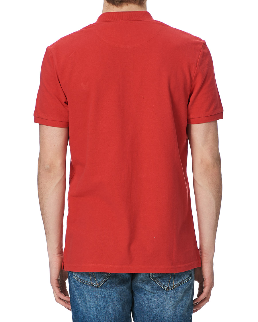 Homme | Polos | Lyle & Scott | Plain Pique Polo Shirt Gala Red