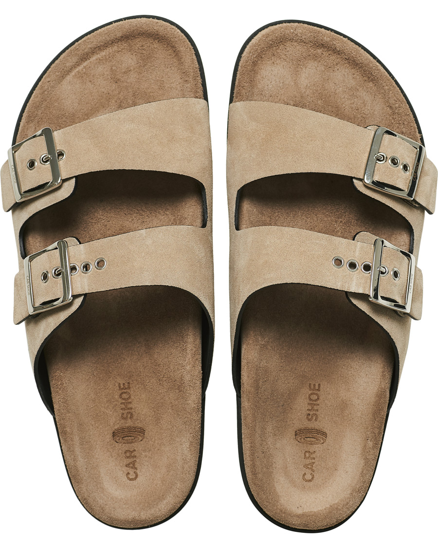 Homme | Car Shoe Sandal Beige Suede | Car Shoe | Sandal Beige Suede