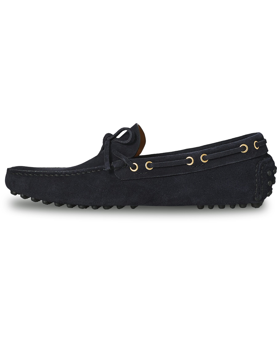 Homme | Car Shoe Driver Moccasin Navy Suede | Car Shoe | Driver Moccasin Navy Suede