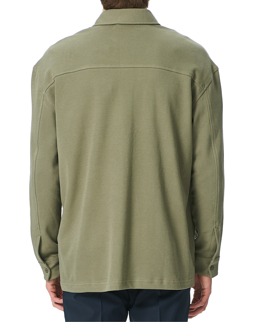 Heren | Truien | Samsøe Samsøe | Samsøe & Samsøe Abuto Cotton Piquet Shirt Deep Lichen Green