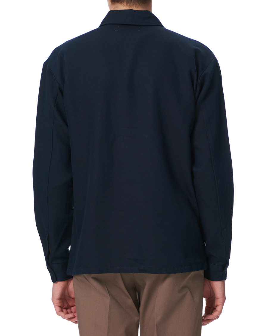 Homme | Chemises | Samsøe Samsøe | Samsøe & Samsøe Vega Cotton/Lyocel Shirt Jacket Sky Captain