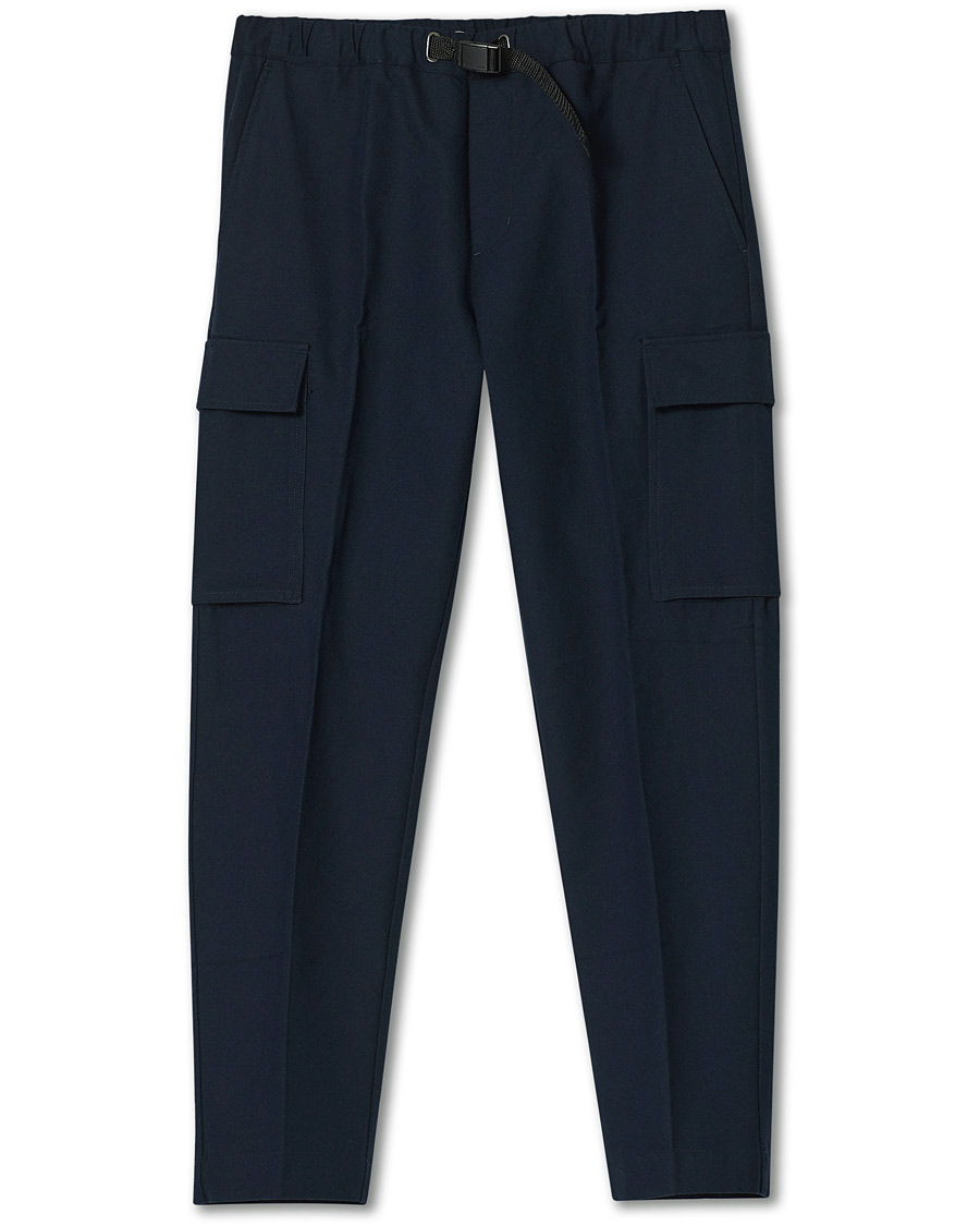 Homme | Pantalons | Samsøe Samsøe | Samsøe & Samsøe Agnar Cotton/Wool Cargo Pants Sky Captain