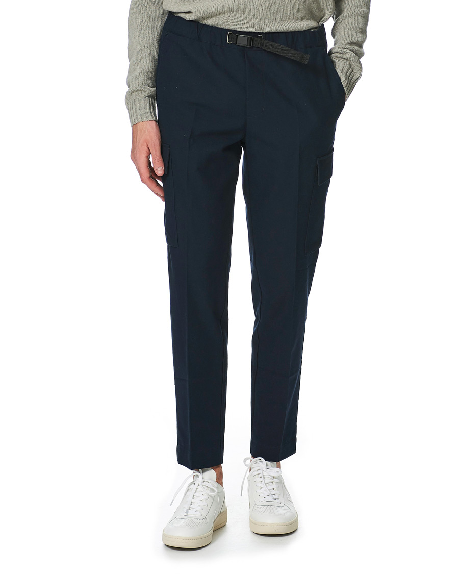 Homme | Pantalons | Samsøe Samsøe | Samsøe & Samsøe Agnar Cotton/Wool Cargo Pants Sky Captain