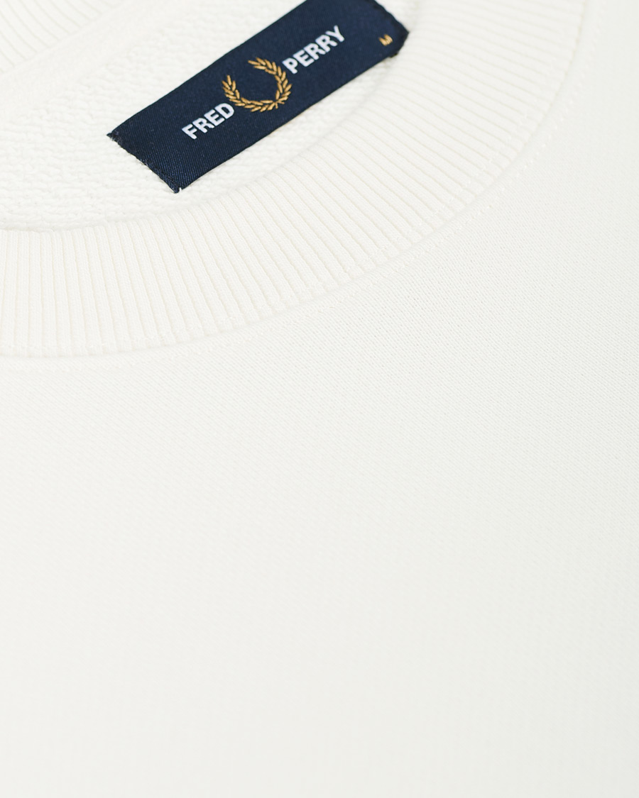 Homme | Pulls Et Tricots | Fred Perry | Crew Neck Sweatshirt Snow White