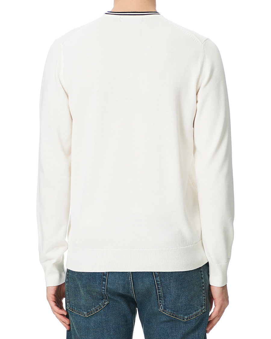 Homme | Pulls Et Tricots | Fred Perry | Classic Crew Neck Jumper Snow White