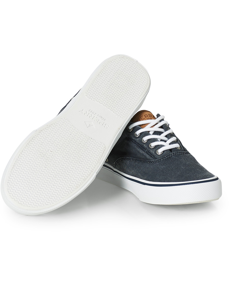 Heren | Sperry Striper II Canvas Sneaker Dark Navy | Sperry | Striper II Canvas Sneaker Dark Navy