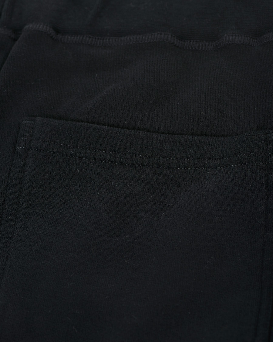 Heren | Broeken | Sunspel | Cotton Loopback Track Pants Black
