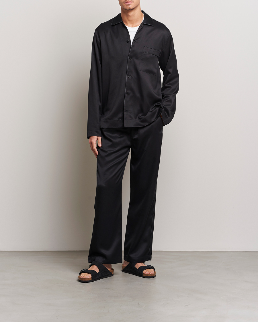 Homme | Peignoirs Et Pyjamas | CDLP | Home Suit Long Bottom Black