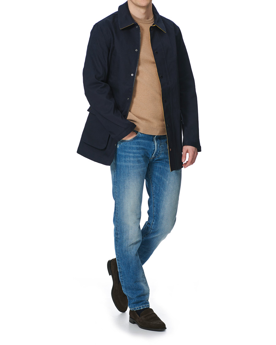 Homme | Manteaux Et Vestes | Hackett | Summer Car Coat Navy