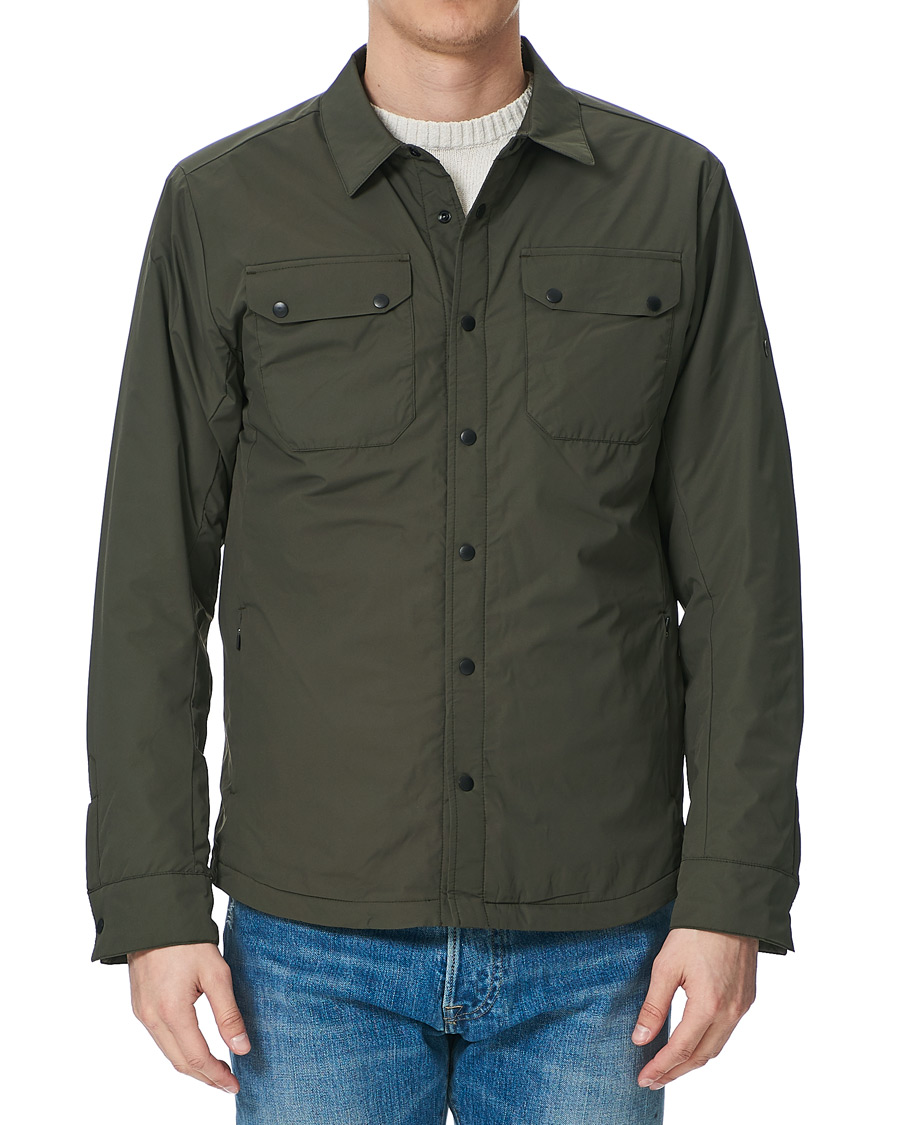 Homme | Scandinavian Edition Move Light Padded Shirt Jacket Dark Olive | Scandinavian Edition | Move Light Padded Shirt Jacket Dark Olive