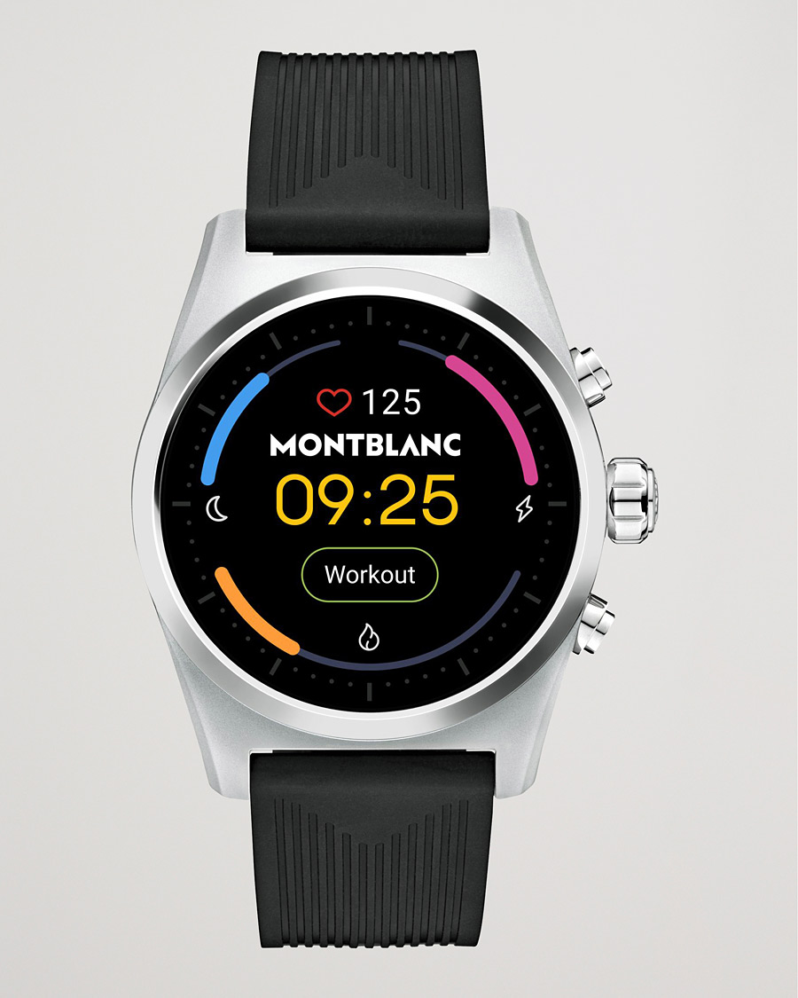 Homme | | Montblanc | Summit Lite Smartwatch Grey/Black Rubber Strap