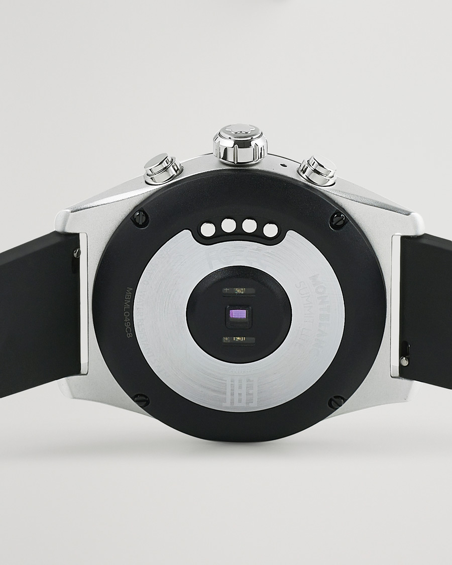 Homme | | Montblanc | Summit Lite Smartwatch Grey/Black Rubber Strap