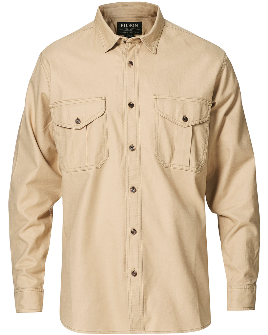 Homme | Chemises | Filson | Lightweight Alaskan Guide Shirt Light Khaki