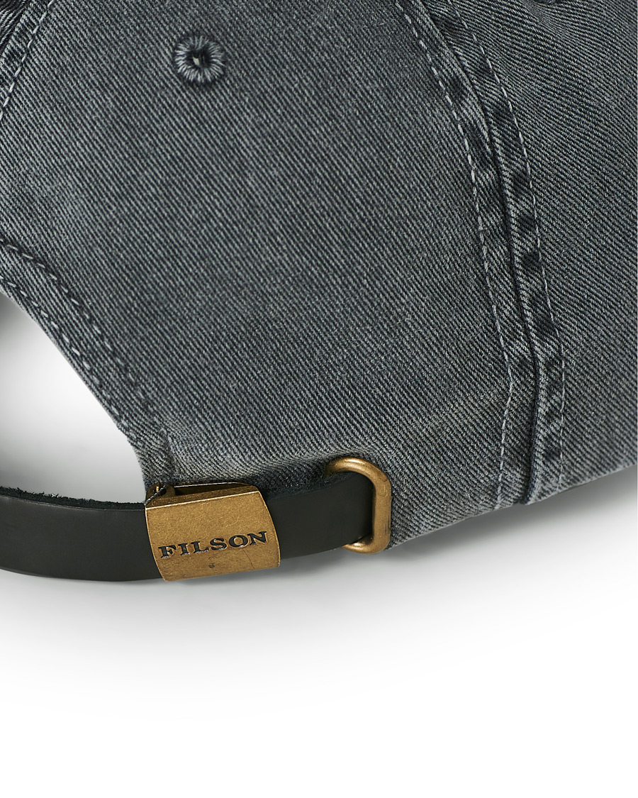 Homme | Filson Washed Low Profile Cap Faded Black | Filson | Washed Low Profile Cap Faded Black
