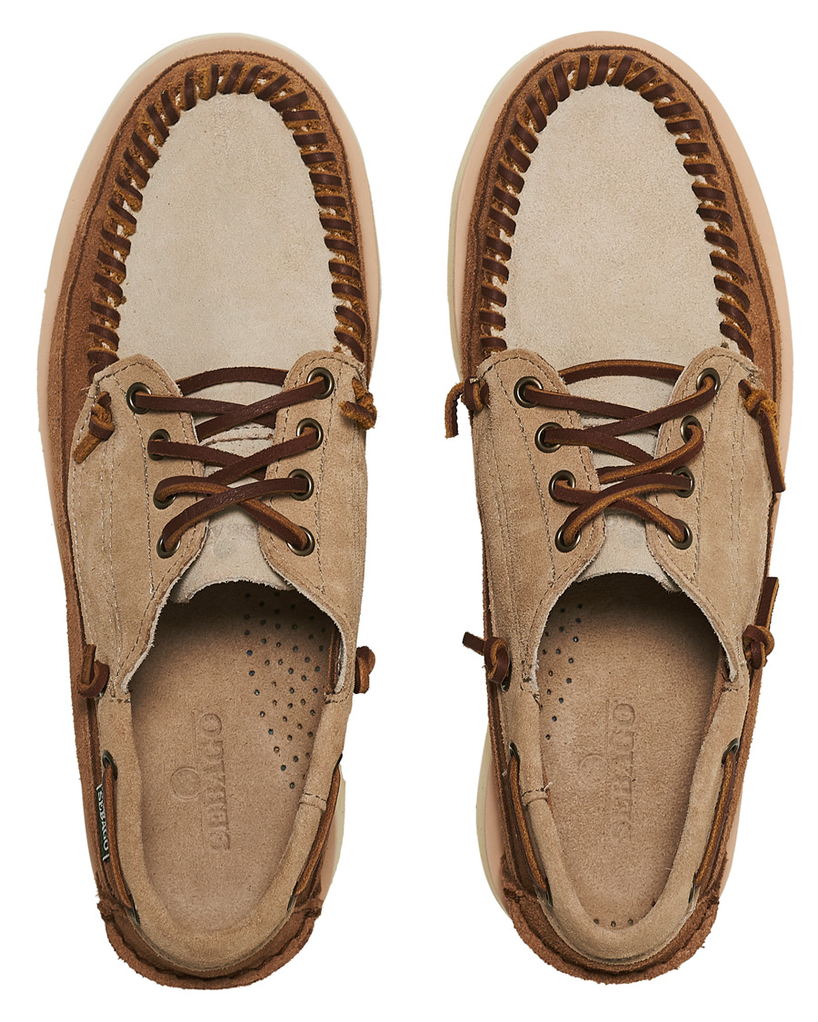 Homme | Sebago Cayuga Suede Campside Shoe Camel/Cognac | Sebago | Cayuga Suede Campside Shoe Camel/Cognac