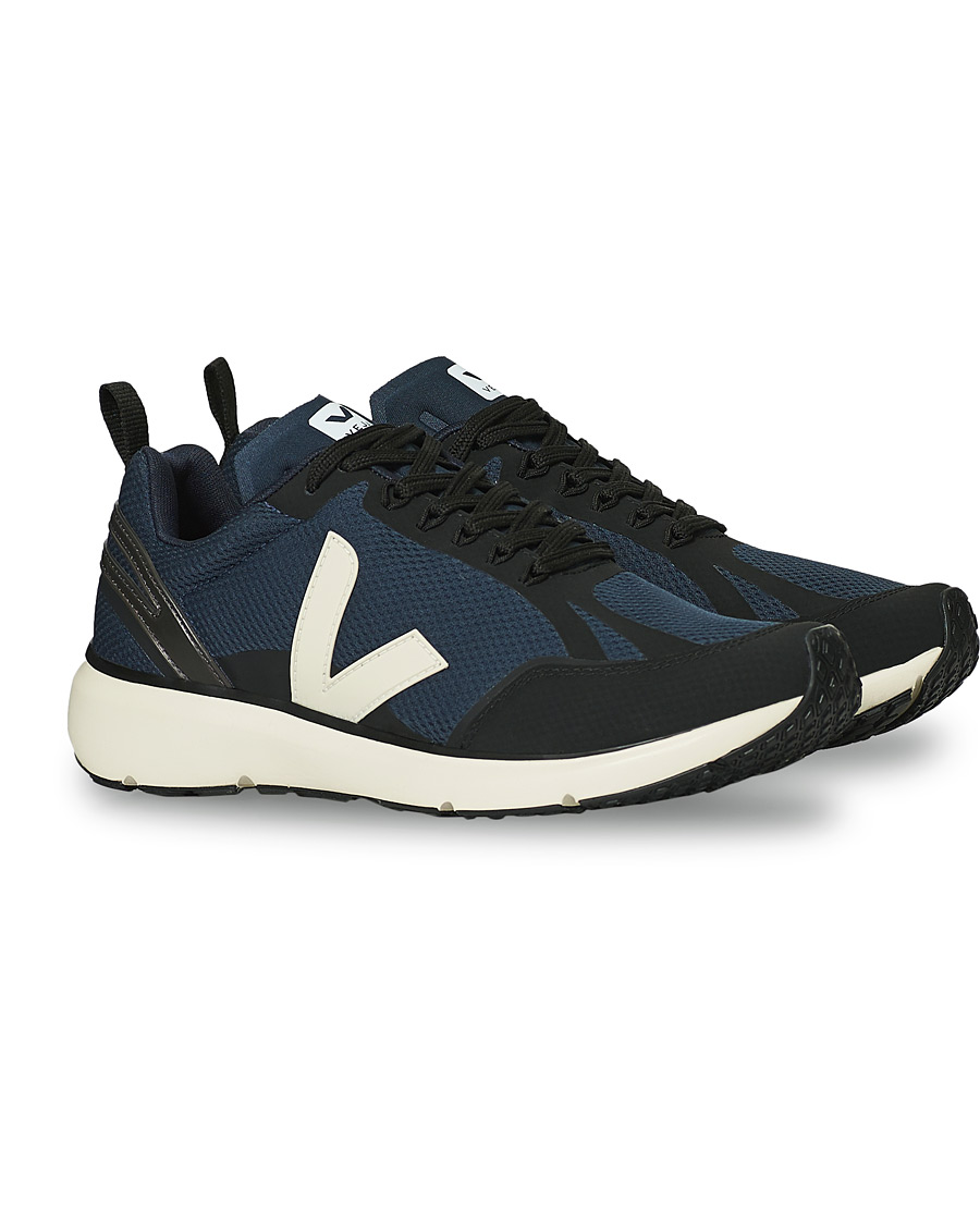 Heren | Veja Condor 2 Running Sneaker Nautico Pierre Black | Veja | Condor 2 Running Sneaker Nautico Pierre Black