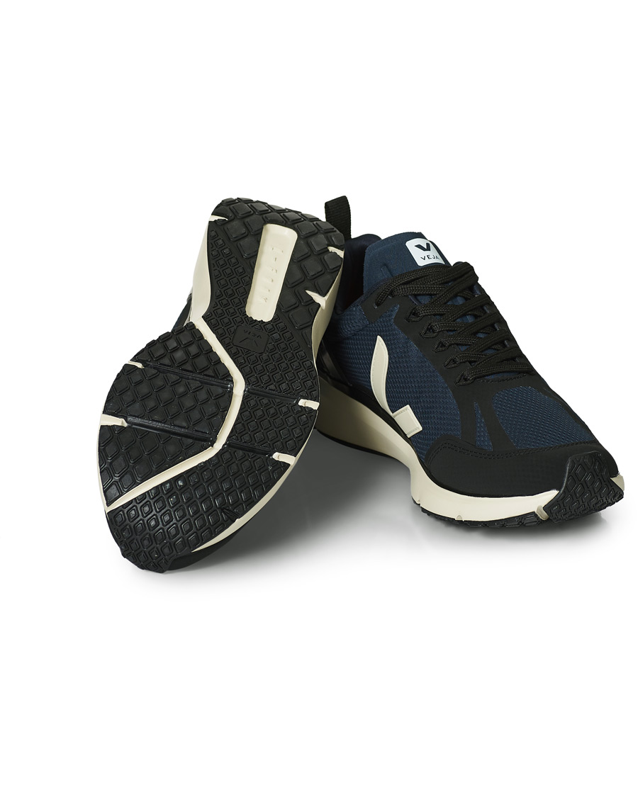 Heren | Veja Condor 2 Running Sneaker Nautico Pierre Black | Veja | Condor 2 Running Sneaker Nautico Pierre Black