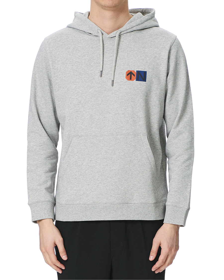 Homme | Pulls Et Tricots | Norse Projects | Vagn Colab Logo Hood Light Grey Mel