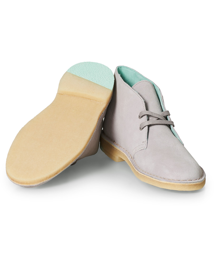 Heren | Clarks Originals Desert Boot Grey Combi | Clarks Originals | Desert Boot Grey Combi
