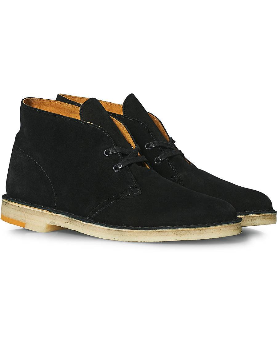 Homme | | Clarks Originals | Desert Boot Black Combi Suede
