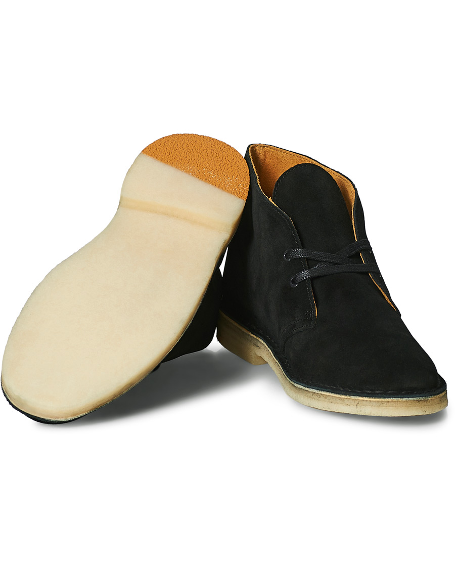 Homme | | Clarks Originals | Desert Boot Black Combi Suede