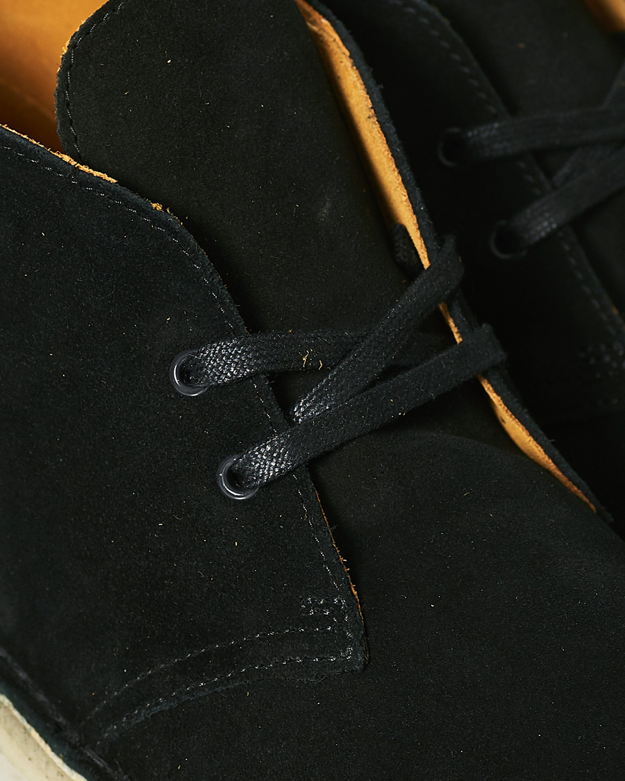 Homme | | Clarks Originals | Desert Boot Black Combi Suede