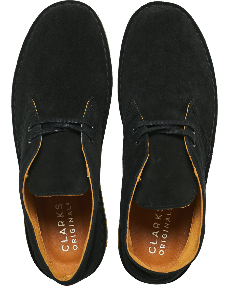 Homme | | Clarks Originals | Desert Boot Black Combi Suede