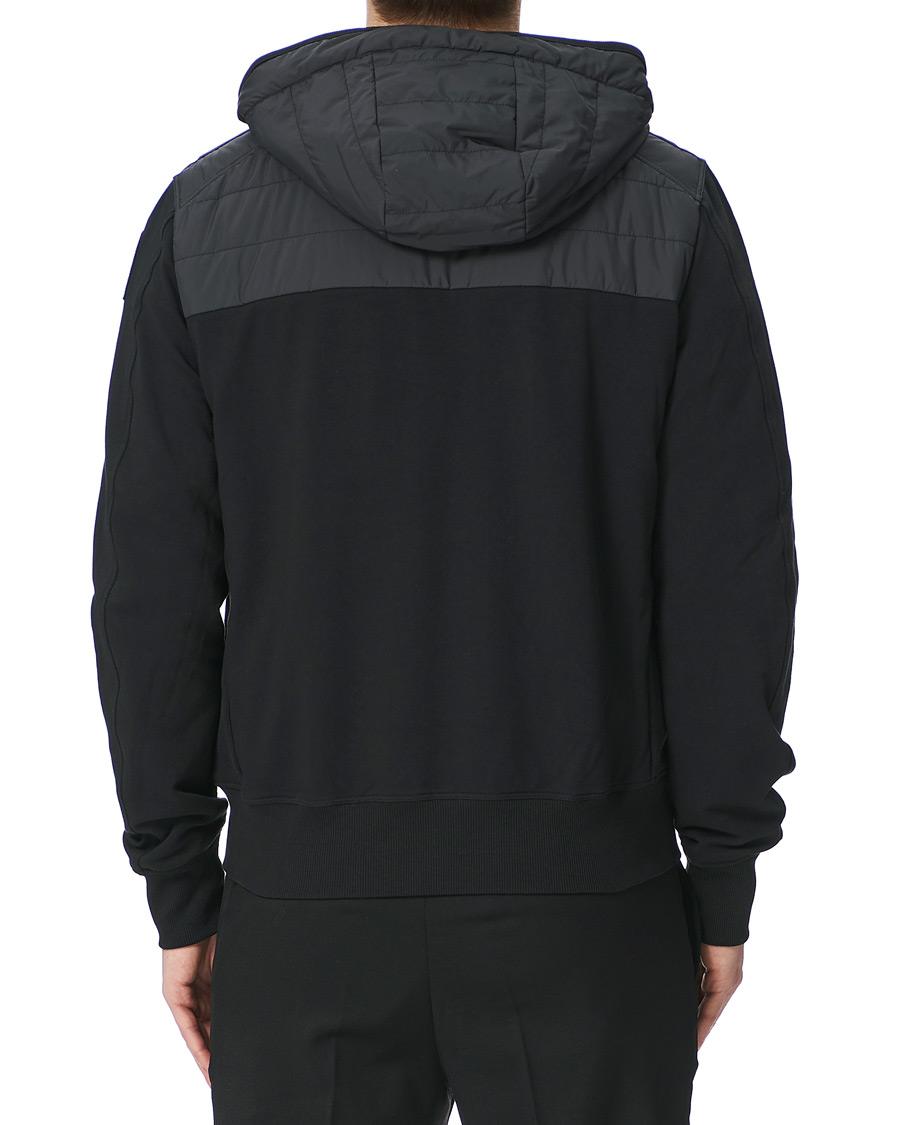 Homme | Manteaux Et Vestes | Parajumpers | Ivor Fleece Hooded Hybrid Black