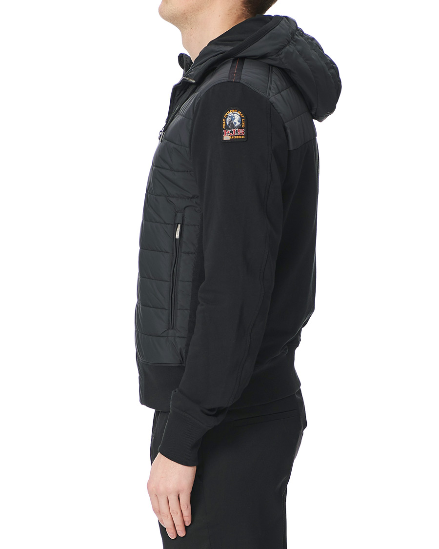 Homme | Manteaux Et Vestes | Parajumpers | Ivor Fleece Hooded Hybrid Black